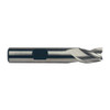 Precise 3 Flute M42 8% Cobalt CNC Single End Mill, 3/8" Size, 3/8" Shank Diameter, 1/2" Length of Cut, 2-1/4" Overall Length