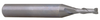 Nachi 2 Flute M42 8% Cobalt Metric Single End Mill, 6mm Size, 8mm Shank Diameter, 15mm Length of Cut, 60mm OAL