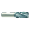 Weldon Tool 4 Flute TiCN Coated H.S.S. Single End Mill, 3/4" Size, 1/2" Shank Diameter, 1-5/8" Length of Cut, 3-5/8" Overall Length