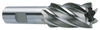 Precise 4 Flute 4mm Size H.S.S. Metric Non-Center Cutting Single End Mill, 3/8" Shank, Length of Cut 1/2"
