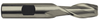 Precise 2 Flute High Speed Steel Metric Single End Mill, 14mm Size, 1/2" Shank Diameter