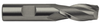 Precise 2 Flute High Speed Steel Metric Single End Mill, 16mm Size, 5/8" Shank Diameter