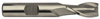 Precise 2 Flute M42 8% Cobalt Metric Single End Mill, 11mm Size, 3/8" Shank Diameter