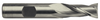 Precise 2 Flute M42 8% Cobalt Metric Single End Mill, 32mm Size, 1" Shank Diameter