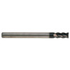 Rushmore USA 4 Flute Stub Length 10% Cobalt Solid Carbide Uncoated Single End Mill, 1/8" Size, 1/8" Shank Diameter, 1/4" Length of Cut, 1-1/2" Overall Length