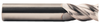 Rushmore USA 4 Flute Stub Length 10% Cobalt Solid Carbide TiCN Coated Single End Mill, 1/4" Size, 1/4" Shank Diameter, 3/8" Length of Cut, 2" Overall Length