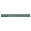 Rushmore USA 4 Flute Stub Length Solid Carbide TiCN Coated Double End Mill, 1/16" Size, 1/8" Shank Diameter, 1/8" Flute Length, 1-1/2" Overall Length