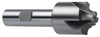 KEO 4 Flute H.S.S. Corner Rounding End Mill, 1/32" Radius, 3/8" Shank Diam., 7/16" Cutter Diam., 1/4" Tip Diam., 2-1/2" Overall Length