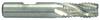 Niagara Cutter 4 Flute M42 8% Cobalt Roughing Single End Mill, 1/2" Size, 1/2" Shank Diameter, 1-5/8" Length of Cut, 3-5/8" Overall Length