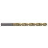 Precise TiN Coated H.S.S. Jobbers Length Twist Drill, Size #48, .0760" Decimal Size, 2" Overall Length