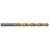 Precise TiN Coated H.S.S. Jobbers Length Twist Drill, Size C, .2420" Decimal Size, 4" Overall Length
