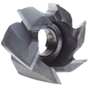 Precise High Speed Steel Finishing Shell End Mill, 3-1/2" Size, 6 Teeth