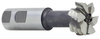 Precise Cobalt E22-R Roughing T-Slot Milling Cutter, 1/2" T-Slot Size