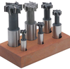Precise 6 Piece 1/4"-3/4" HSS T-Slot Cutter Set
