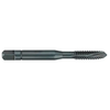 Balax 3 Flute Powdered Metal Nitride Steam Oxide Coated Spiral Pointed Plug Tap, 5/16"-18 Size, .318" Shank Diameter, H5 Thread Limit, 2-23/32" Overall Length
