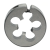 Precise Left Hand H.S.S. Adjustable Round Split Die, #12-24 Thread Size, 24 T.P.I., 1" O.D.