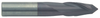 Rushmore USA 2 Flute 90° Drill Point Solid Carbide TiAlN Coated Single End Drill Mill, 5/16" Size & Shank Diameter, 7/8" Length of Cut, 2-1/2" Overall Length