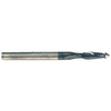 Rushmore USA 2 Flute Multi-Use TiALN Coated Solid Carbide Single End Drill Mill, 16mm Size & Shank Diameter, 32mm Flute Length, 75mm Overall Length