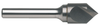 M.A. Ford Uniflute Solid Carbide Countersink, 60° Angle, 3/16" Size, 3/16" Shank Diameter, 1-1/2" Overall Length