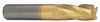 T&O 4 Flute SuperCEED® Solid Carbide TiN Coated Finishing Stub Length Single End Mill, 5/32" Size, 3/16" Shank Diameter, 5/16" Length of Cut, 2" Overall Length