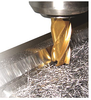 T&O 4 Flute SuperCEED® Solid Carbide TiN Coated Finishing Single End Mill, 3/8" Size, 3/8" Shank Diameter, 1" Length of Cut, 2-1/2" Overall Length