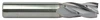 T&O 4 Flute SuperCEED® Solid Carbide TiCN Coated Finishing Single End Mill, 3/8" Size, 3/8" Shank Diameter, 1" Length of Cut, 2-1/2" Overall Length