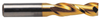 T&O 2 Flute SuperCEED® Solid Carbide TiN Coated Finishing Single End Mill, 9/32" Size, 5/16" Shank Diameter, 3/4" Length of Cut, 2-1/2" Overall Length