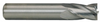 RobbJack 4 Flute Solid Carbide "Tuffy" Stub Length Single End Mill, 1/16" Size, 1/8" Shank Diameter, 1/8" Length of Cut, 1-1/2" Overall Length