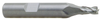 RobbJack 4 Flute "Tuffy" Solid Carbide Stub Length Single End Mill, 9/32" Size, 3/8" Shank Diameter, 7/16" Length of Cut, 2-1/2" Overall Length