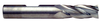 Robbjack 4 Flute "Tuffy" Solid Carbide Single End Mill, 11/32" Size, 3/8" Shank Diameter, 13/16" Flute Length, 2-1/2" Overall Length