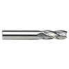 M.A. Ford 4 Flute Micrograin Solid Carbide Single End Mill, 1/16" Size, 1/8" Shank Diameter, 3/16" Length of Cut, 1-1/2" Overall Length