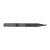 M.A. Ford 4 Flute Metric Stub Length Micrograin 10% Cobalt Solid Carbide Single End Mill, 2.5mm Size, 3mm Shank Diameter, 5mm Length of Cut, 38mm Overall Length