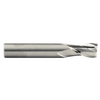 M.A. Ford 2 Flute Metric Stub Length Micrograin 10% Cobalt Solid Carbide Single End Mill, 2mm Size, 3mm Shank Diameter, 4mm Length of Cut, 38mm Overall Length