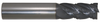 PROMAX Tools PRO-4 4 Flute Solid Carbide Harmonic Reduction AlTiN Coated End Mill, 3/16" Size & Shank Diameter, 5/8" Length of Cut, 2" Overall Length, .010" Corner Radius