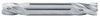 Rushmore USA 4 Flute Metric Solid Carbide Double End Mill, 4mm Size & Shank Diameter, 10mm Length of Cut, 63mm Overall Length