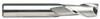 Rushmore USA 2 Flute Metric Micrograin Solid Carbide Single End Mill, 9mm Size, 10mm Shank Diameter, 22mm Length of Cut, 63mm Overall Length