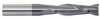 Rushmore USA 2 Flute Extra Long Length TiALN Coated Carbide Single End Mill, 1/8" Size & Shank Diameter, 1" Flute Length, 3" Overall Length
