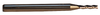 Rushmore USA 3 Flute Micrograin Solid Carbide Single End Mill, 5/32" Size, 3/16" Shank Dia., 1/2" Length of Cut, 2" Overall Length
