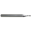 Rushmore USA 2 Flute Solid Carbide Regular Length Decimal Single End Mill, .050" Size, .150" Flute Length