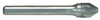 Rushmore USA 6 Flute Solid Carbide CNC Precision Single End Countersink, 60° Angle, 1/4" Size, 1/4" Shank Diameter, 2" Overall Length