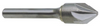 Rushmore USA 6 Flute Solid Carbide Countersink, 90° Angle, 1/2" Size, 1/4" Shank Diameter, 2-1/2" Overall Length