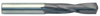 Rushmore USA 2 Flute Solid Carbide TiALN Coated Screw Machine Length Twist Drill, 1/4" Size, 1" Length of Cut, 2-1/2" Overall Length