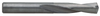 Rushmore USA 2 Flute Solid Carbide Uncoated Screw Machine Length Twist Drill, 1/4" Size, 1" Length of Cut, 2-1/2" Overall Length