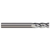 Micro 100 2 Flute Micrograin Solid Carbide Single End Mill, 3/64" Size, 1/8" Shank Diameter, 7/64" Flute Length, 1-1/2" Overall Length