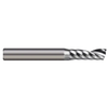 Micro 100 Metric Single Flute Carbide Router For Aluminum, 2mm Size, 6mm Shank Diameter, 6mm Length of Cut, 57mm Overall Length
