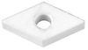 Precise 55° Diamond, Indexable Ceramic Turning / Boring Insert - Radius 0.047" - DNGA433AW20