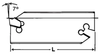 Precise Positive Stop Adjustable Blade for Self-Lock Cut-Off Inserts - NCIH26-3-PS