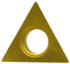 Everede Indexable Carbide Turning Insert, 60° Triangle TDAB-07, 0.008" Radius, Grade MC32