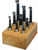Precise 9 Piece C6 Carbide Tipped Boring Bar Set, 1/2" Shank Diameter - PB-500