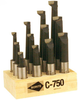 Borite 12 Piece C2 Carbide Tipped Boring Bar Set, 3/4" Shank Diameter - C750